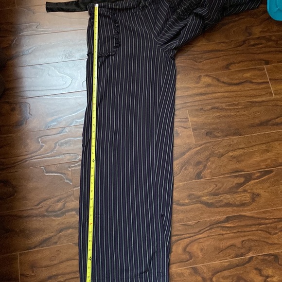 Joe Boxer pin stripe wide leg Pajama bottom in size L - Picture 11 of 12